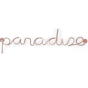 Paradise bent wire wall decor